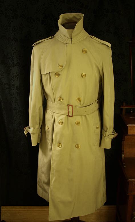 vintage mens burberry trench coat xxl|burberry trench second hand.